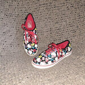 Vintage Vans HELLO KITTY Lo Pro Skater Sneakers Shoes-Size 6-Excellent